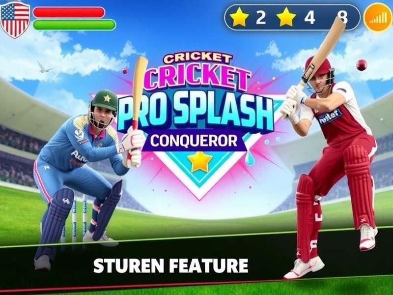 Cricket Pro Splash Conqueror Game Screenshot
